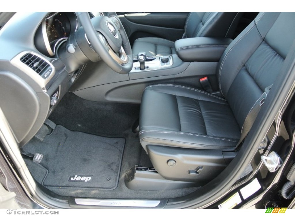Morocco Black Interior 2014 Jeep Grand Cherokee Limited 4x4 Photo #78175649