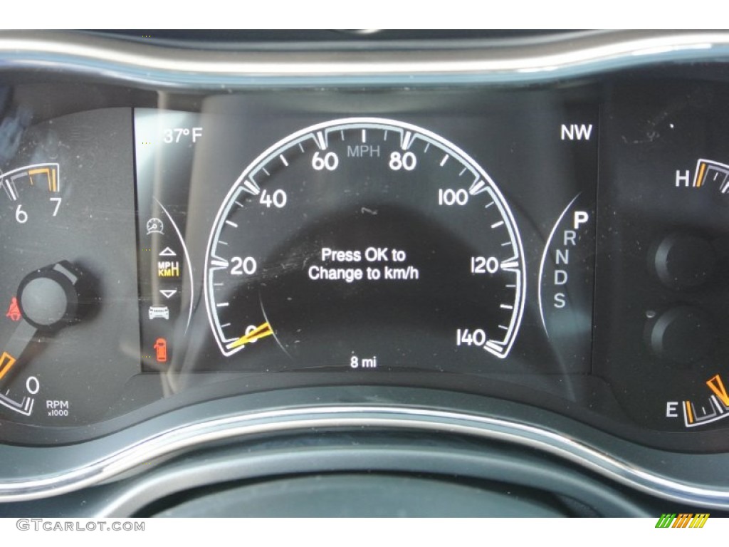 2014 Jeep Grand Cherokee Limited 4x4 Gauges Photo #78175788