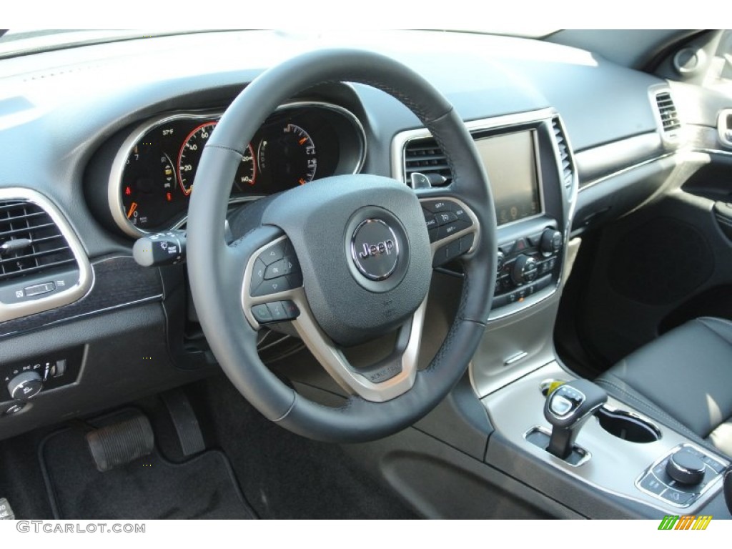2014 Jeep Grand Cherokee Limited 4x4 Morocco Black Dashboard Photo #78175989