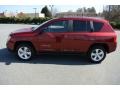 2013 Deep Cherry Red Crystal Pearl Jeep Compass Latitude  photo #3