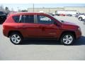 2013 Deep Cherry Red Crystal Pearl Jeep Compass Latitude  photo #6