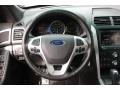 Charcoal Black 2012 Ford Explorer XLT EcoBoost Steering Wheel