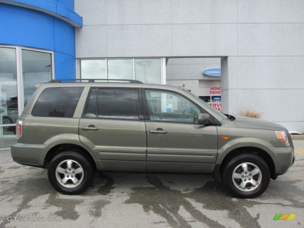 Aberdeen Green Metallic 2007 Honda Pilot EX 4WD Exterior Photo #78177945