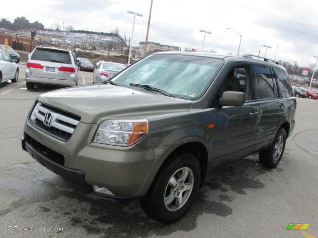 Aberdeen Green Metallic 2007 Honda Pilot EX 4WD Exterior Photo #78177969