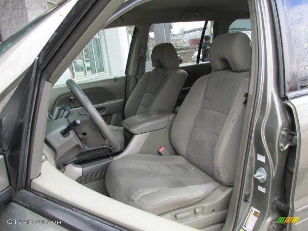 Olive Interior 2007 Honda Pilot EX 4WD Photo #78178048