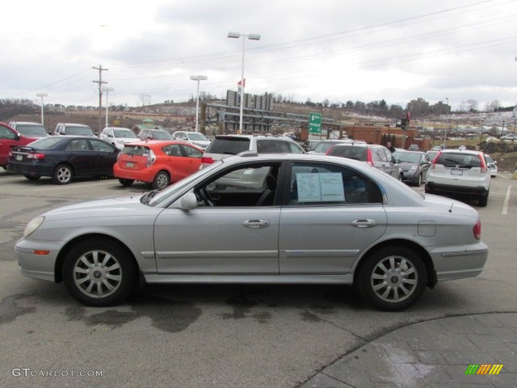 Brilliant Silver Metallic 2003 Hyundai Sonata GLS V6 Exterior Photo #78178212