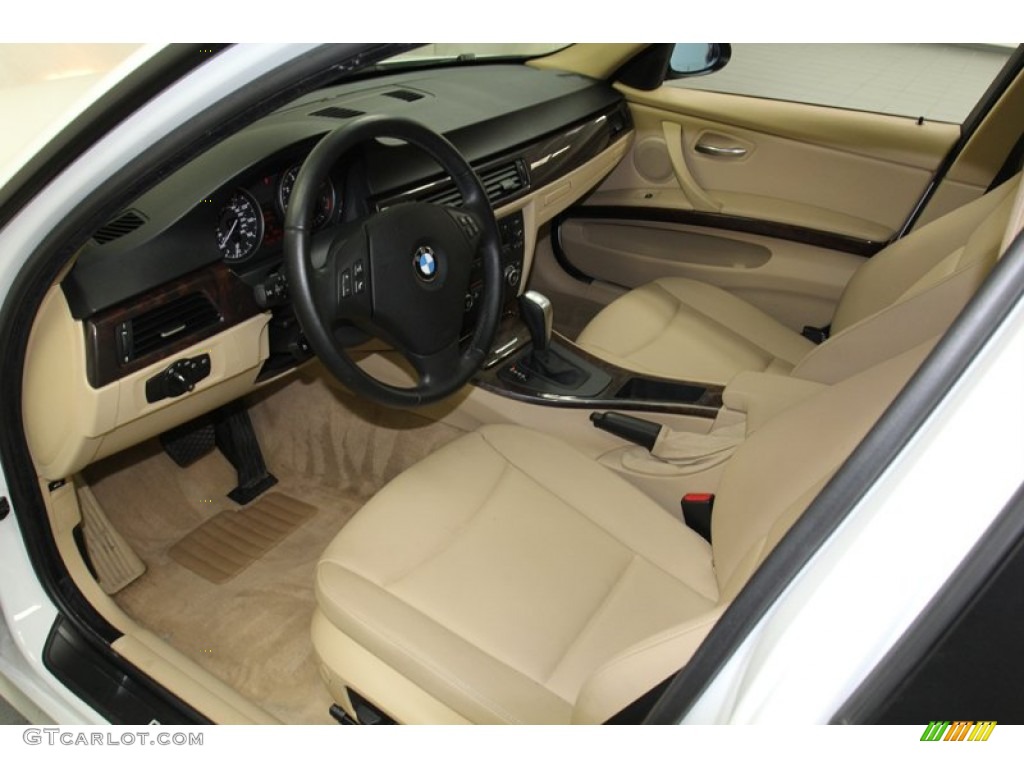 Beige Interior 2008 BMW 3 Series 328i Sedan Photo #78178830