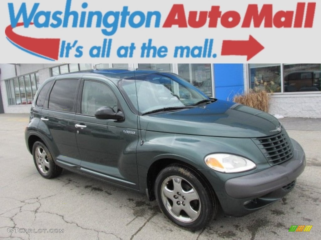 2001 PT Cruiser Limited - Shale Green Metallic / Taupe/Pearl Beige photo #1