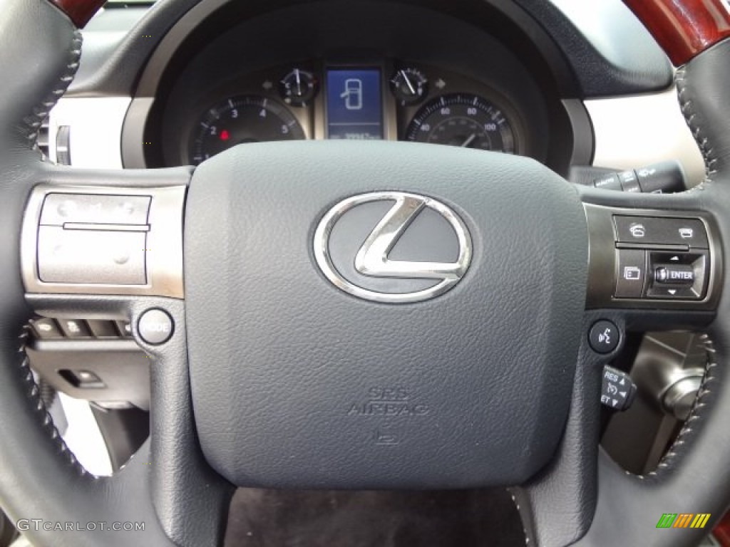 2010 Lexus GX 460 Black Steering Wheel Photo #78179055