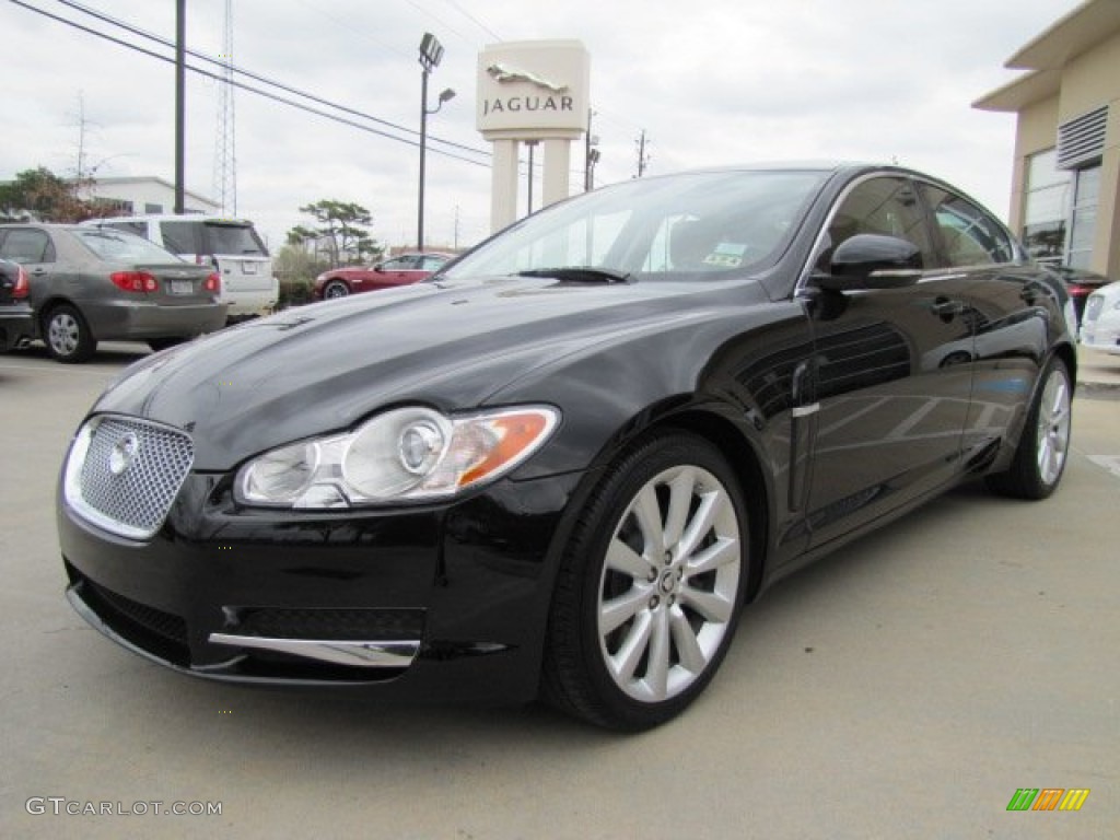 Ebony Black 2010 Jaguar XF Premium Sport Sedan Exterior Photo #78179603