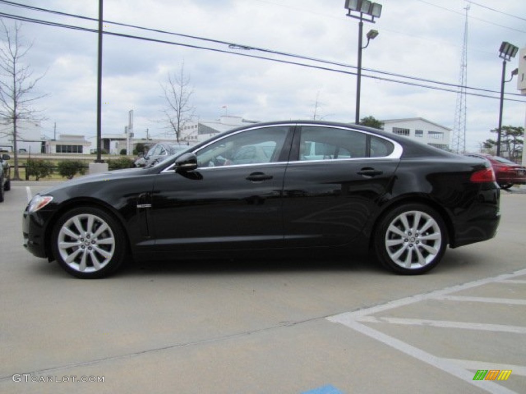 Ebony Black 2010 Jaguar XF Premium Sport Sedan Exterior Photo #78179620