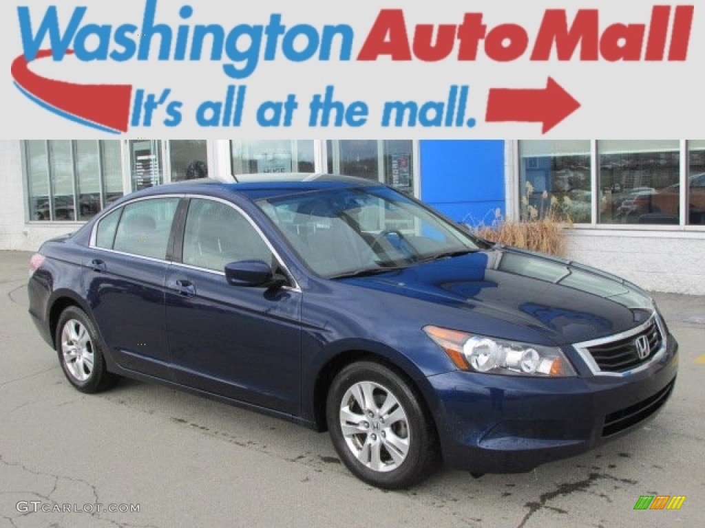 2010 Accord LX-P Sedan - Royal Blue Pearl / Gray photo #1