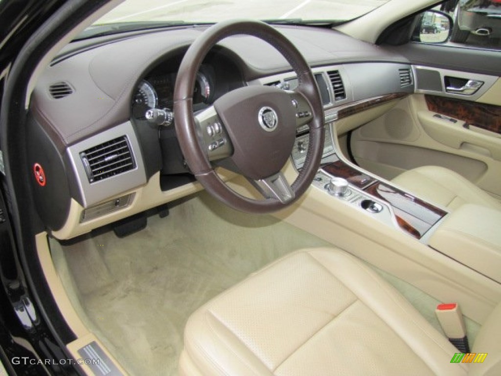 Barley Interior 2010 Jaguar XF Premium Sport Sedan Photo #78179766