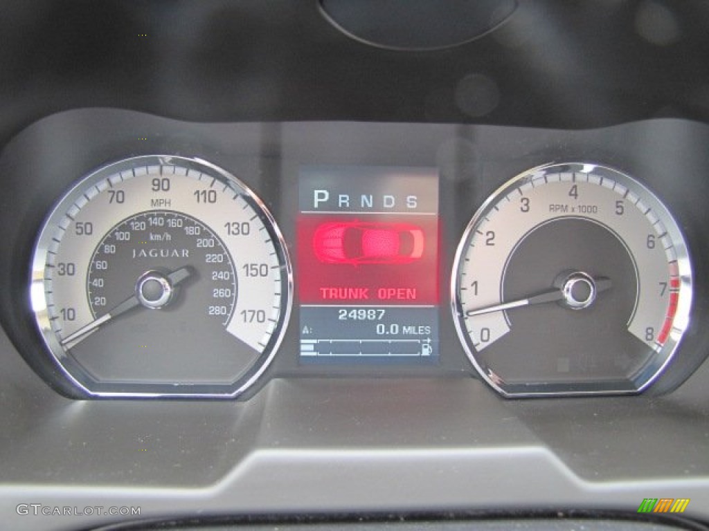 2010 Jaguar XF Premium Sport Sedan Gauges Photo #78179805