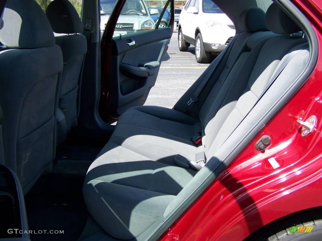 2007 Accord SE Sedan - Moroccan Red Pearl / Gray photo #10