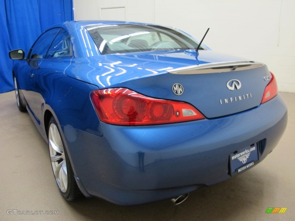 2009 G 37 S Sport Convertible - Athens Blue / Stone photo #6
