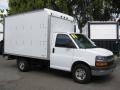 Summit White 2006 Chevrolet Express Cutaway 3500 Commercial Moving Van Exterior