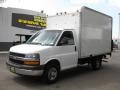 Summit White - Express Cutaway 3500 Commercial Moving Van Photo No. 3