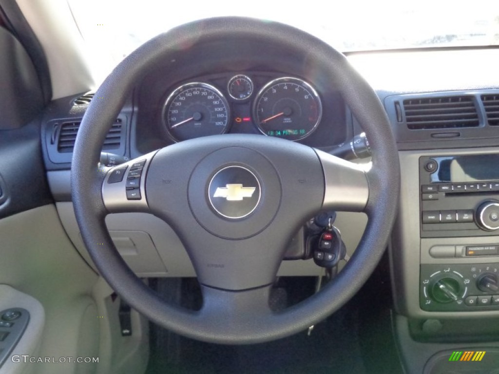 2009 Chevrolet Cobalt LT Coupe Gray Steering Wheel Photo #78182659