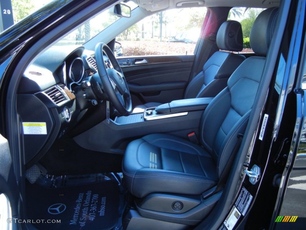 Black Interior 2012 Mercedes-Benz ML 350 4Matic Photo #78182703