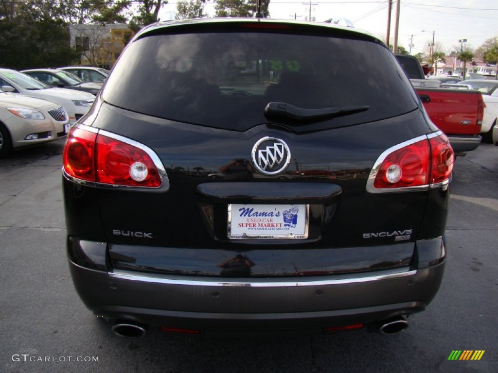 2008 Enclave CXL - Carbon Black Metallic / Titanium/Dark Titanium photo #7