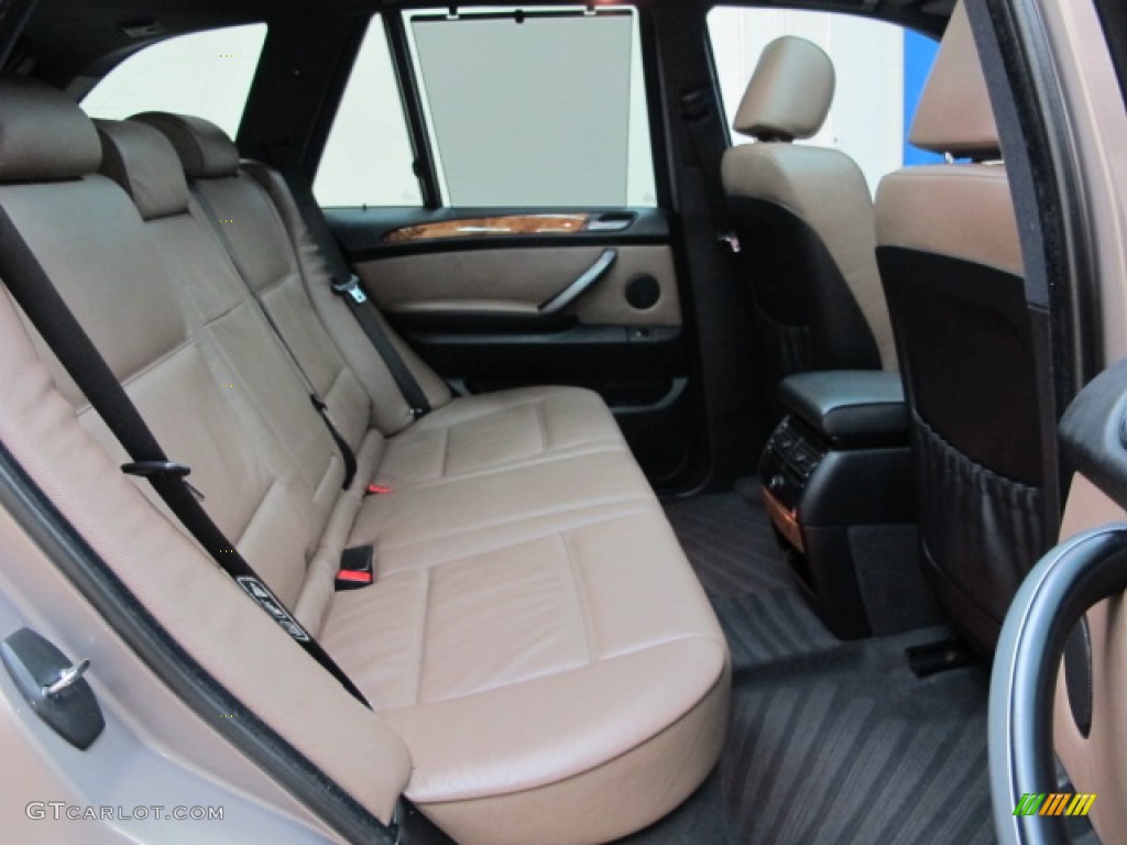 Sand Beige Interior 2005 BMW X5 4.4i Photo #78183491