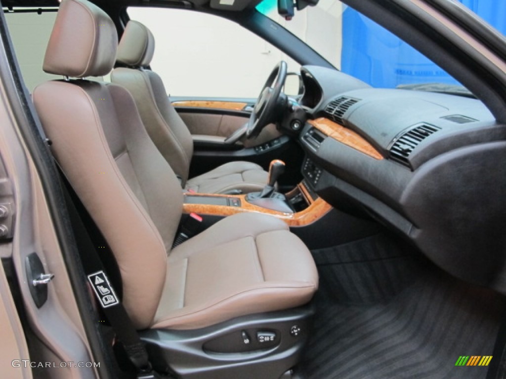 Sand Beige Interior 2005 BMW X5 4.4i Photo #78183540