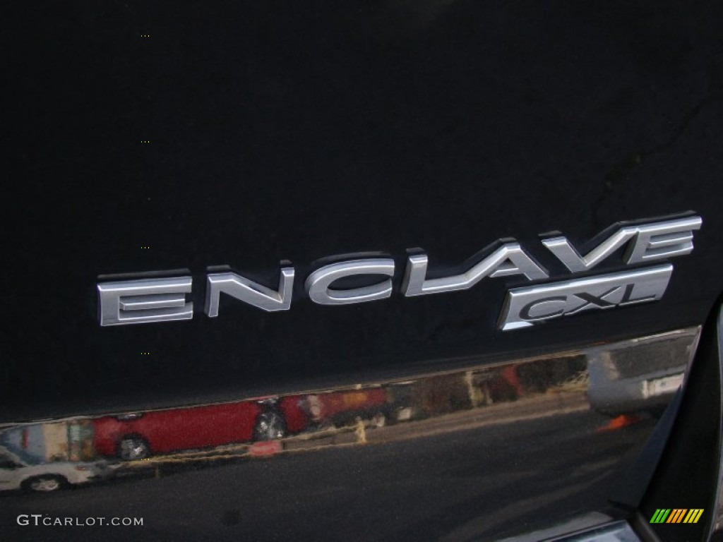 2008 Enclave CXL - Carbon Black Metallic / Titanium/Dark Titanium photo #32