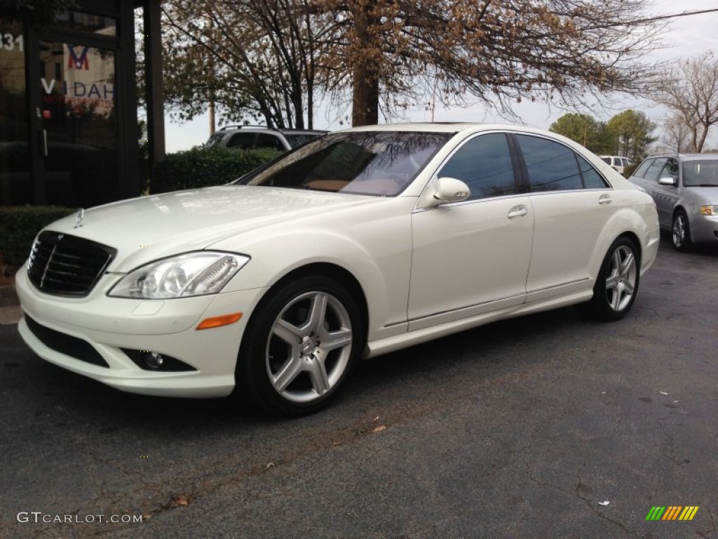 2008 S 550 Sedan - Arctic White / Cashmere/Savanna photo #2