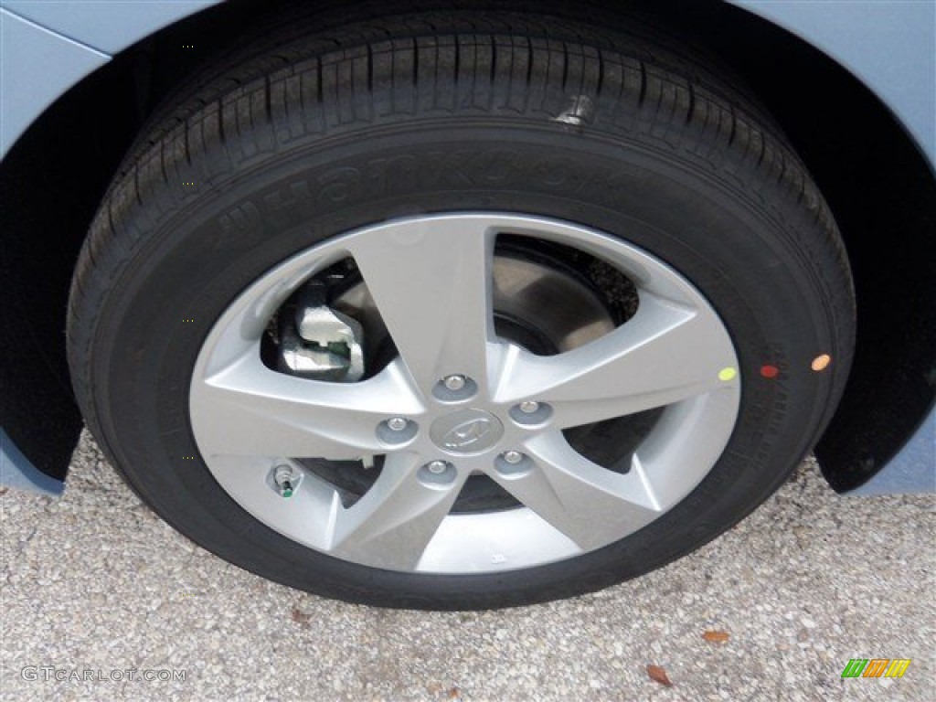 2013 Elantra GLS - Blue Sky Metallic / Beige photo #3