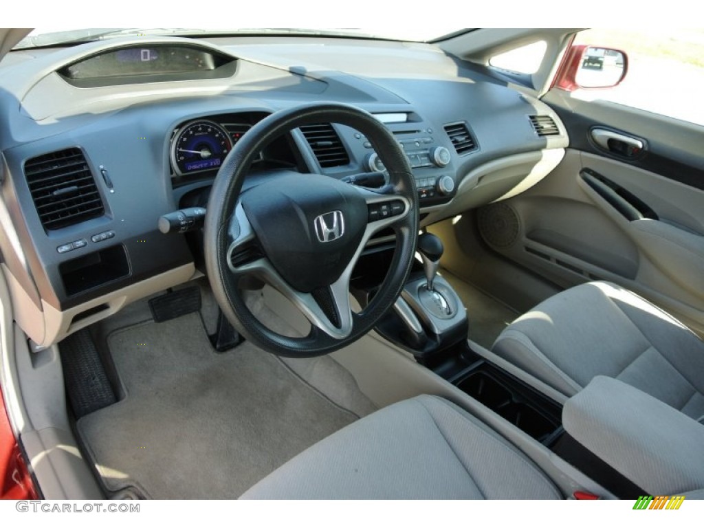 Beige Interior 2011 Honda Civic LX Sedan Photo #78184355