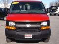 2008 Victory Red Chevrolet Express 2500 Cargo Van  photo #2