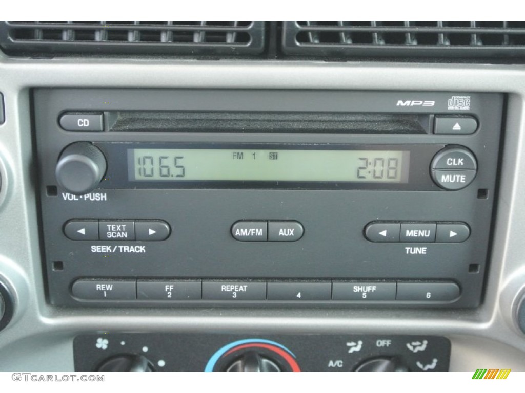 2010 Ford Ranger XLT SuperCab 4x4 Audio System Photos