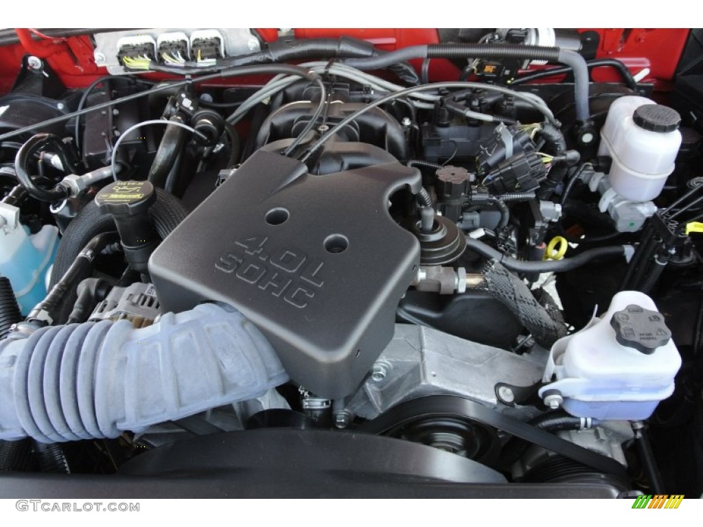 2010 Ford Ranger XLT SuperCab 4x4 4.0 Liter SOHC 12-Valve V6 Engine Photo #78186249