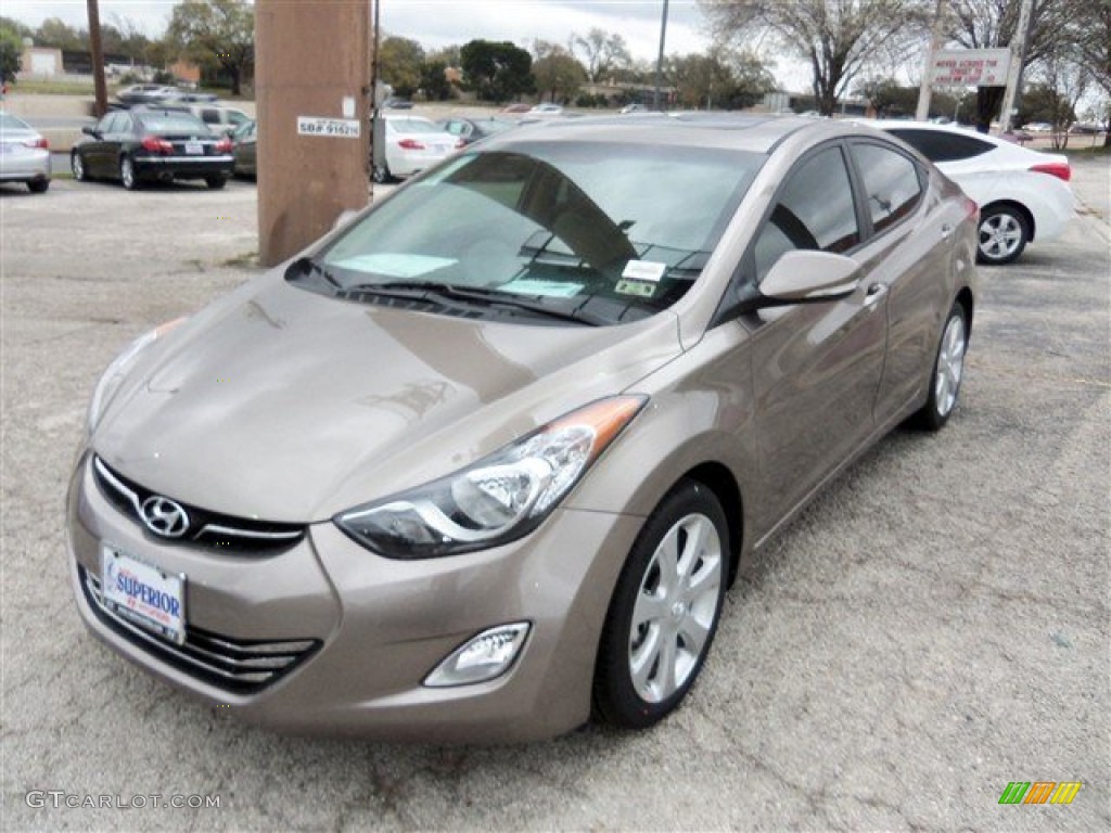 2013 Elantra Limited - Desert Bronze / Beige photo #1