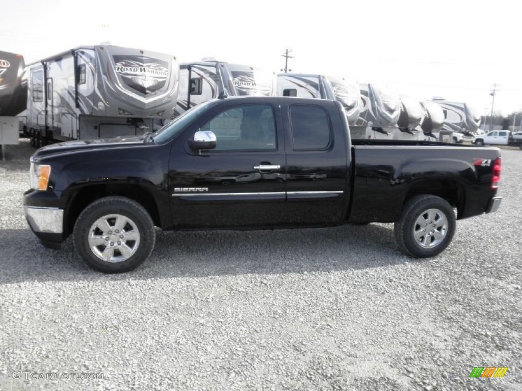 Deep Indigo Metallic 2013 GMC Sierra 1500 SLE Extended Cab 4x4 Exterior Photo #78187119