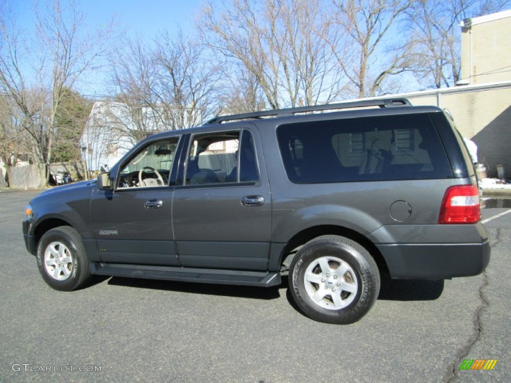 2007 Expedition EL XLT 4x4 - Carbon Metallic / Stone photo #4