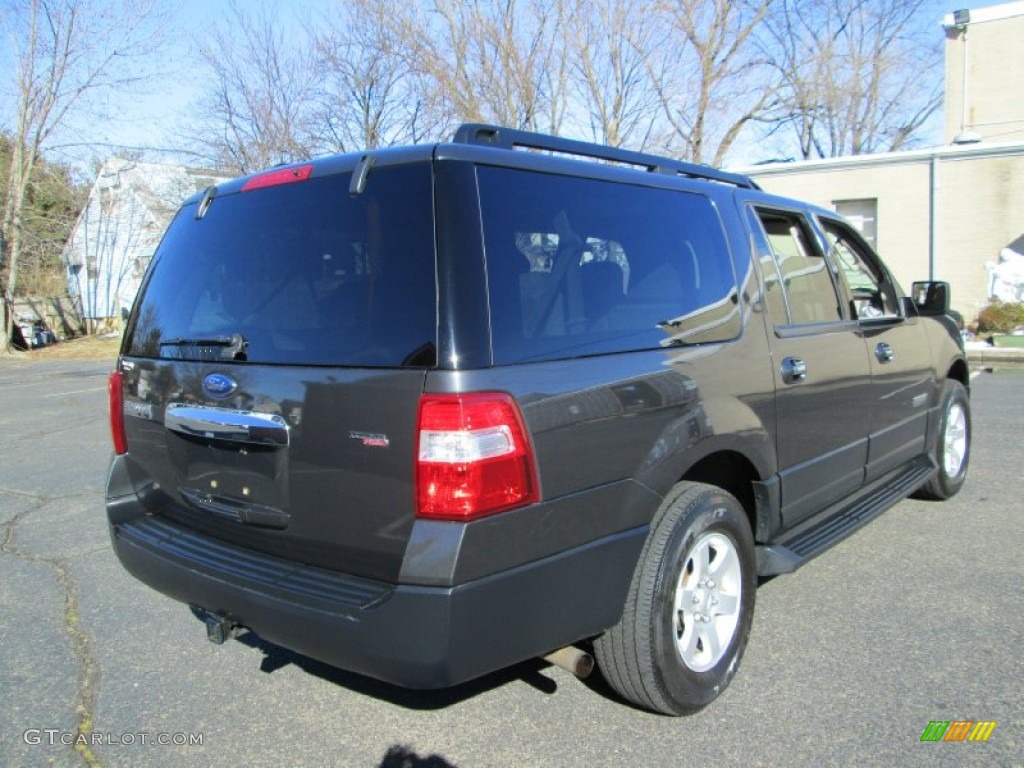 2007 Expedition EL XLT 4x4 - Carbon Metallic / Stone photo #7