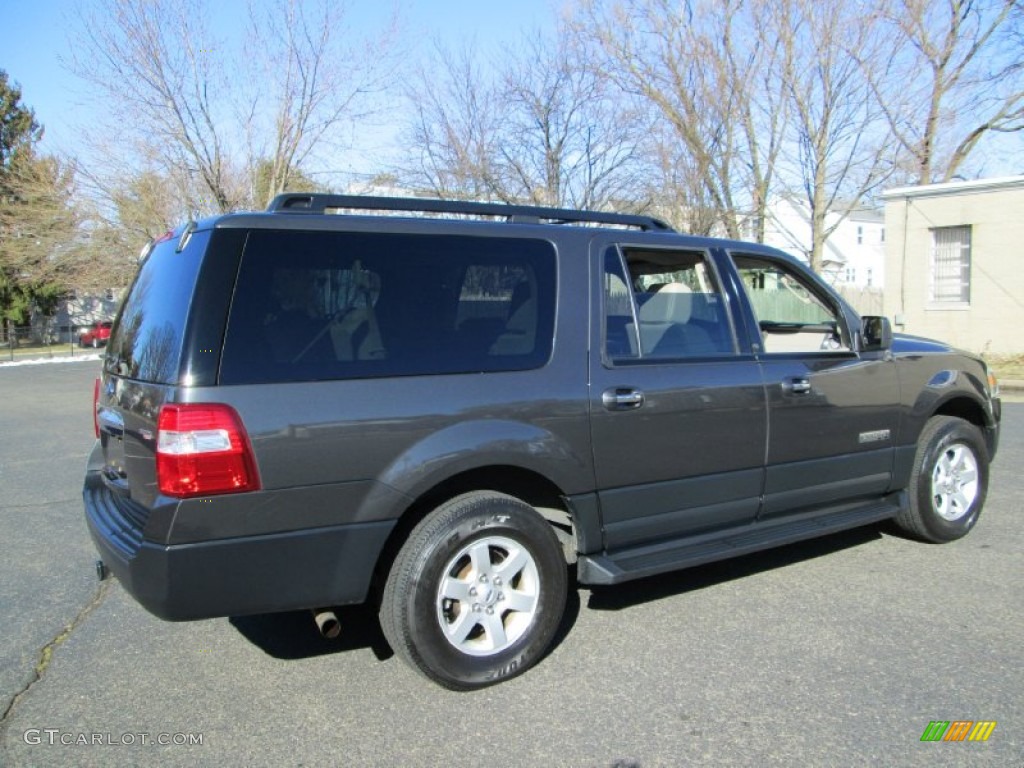 2007 Expedition EL XLT 4x4 - Carbon Metallic / Stone photo #8