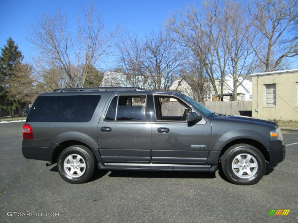 2007 Expedition EL XLT 4x4 - Carbon Metallic / Stone photo #9