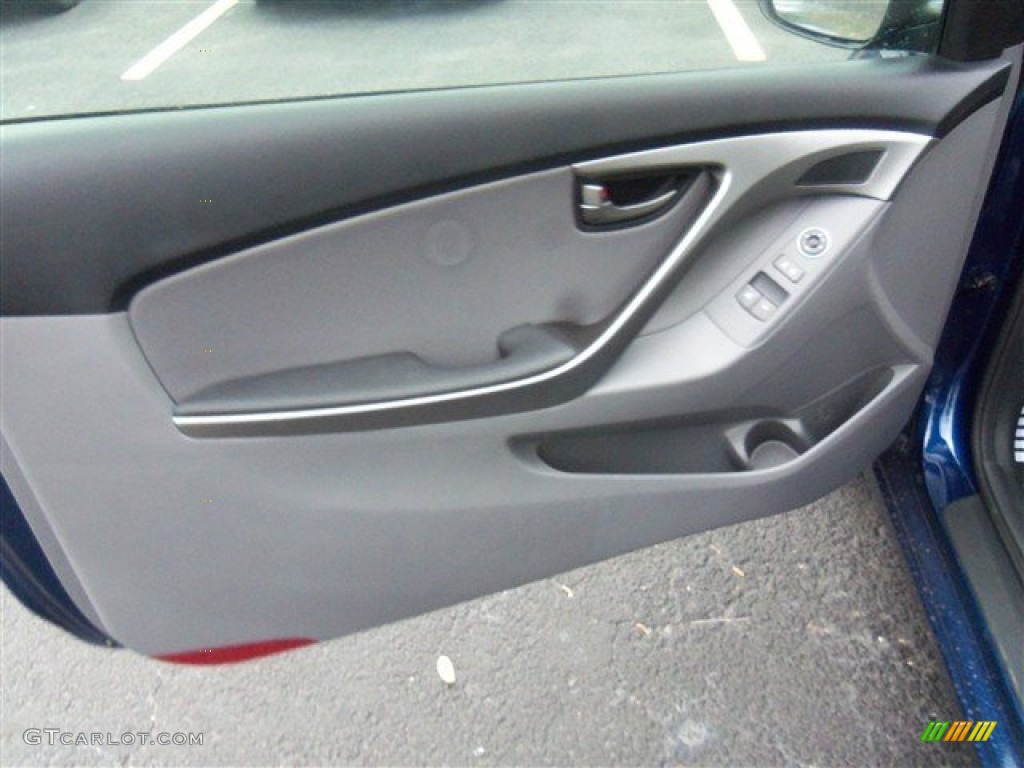 2013 Elantra Coupe SE - Atlantic Blue / Gray photo #9