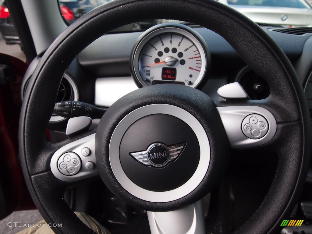 2009 Cooper Hardtop - Nightfire Red Metallic / Black/Grey photo #18