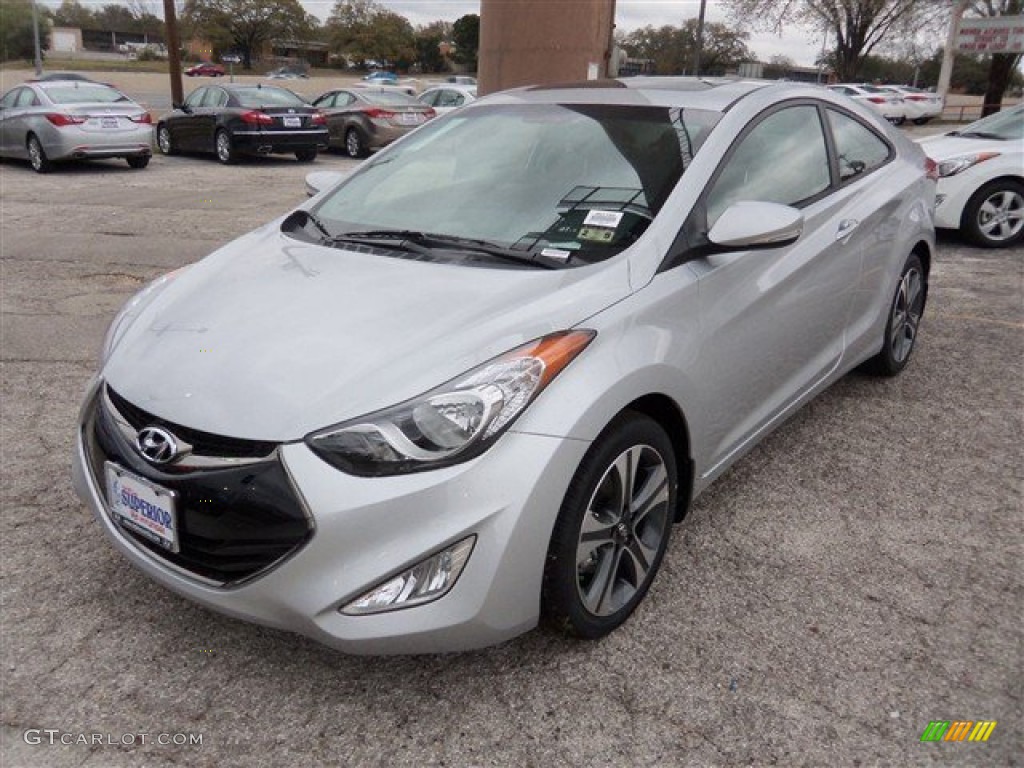 2013 Elantra Coupe SE - Silver / Gray photo #1