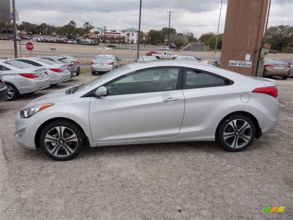 2013 Elantra Coupe SE - Silver / Gray photo #6