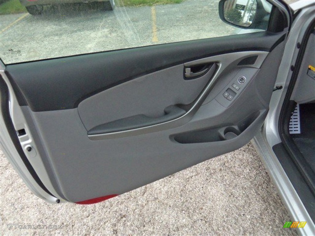 2013 Elantra Coupe SE - Silver / Gray photo #10