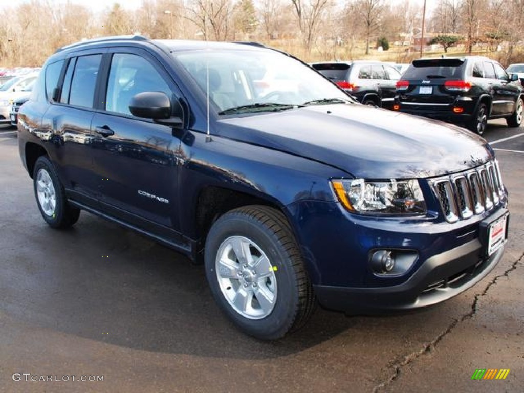True Blue Pearl 2014 Jeep Compass Sport Exterior Photo #78188320