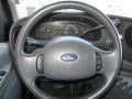 Medium Flint 2008 Ford E Series Van E350 Super Duty XLT 15 Passenger Steering Wheel