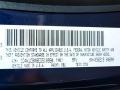  2014 Compass Sport True Blue Pearl Color Code PBU