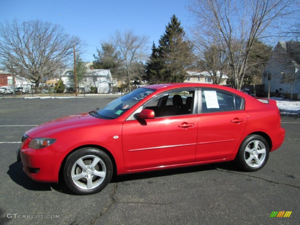 Velocity Red Mica 2005 Mazda MAZDA3 i Sedan Exterior Photo #78188583