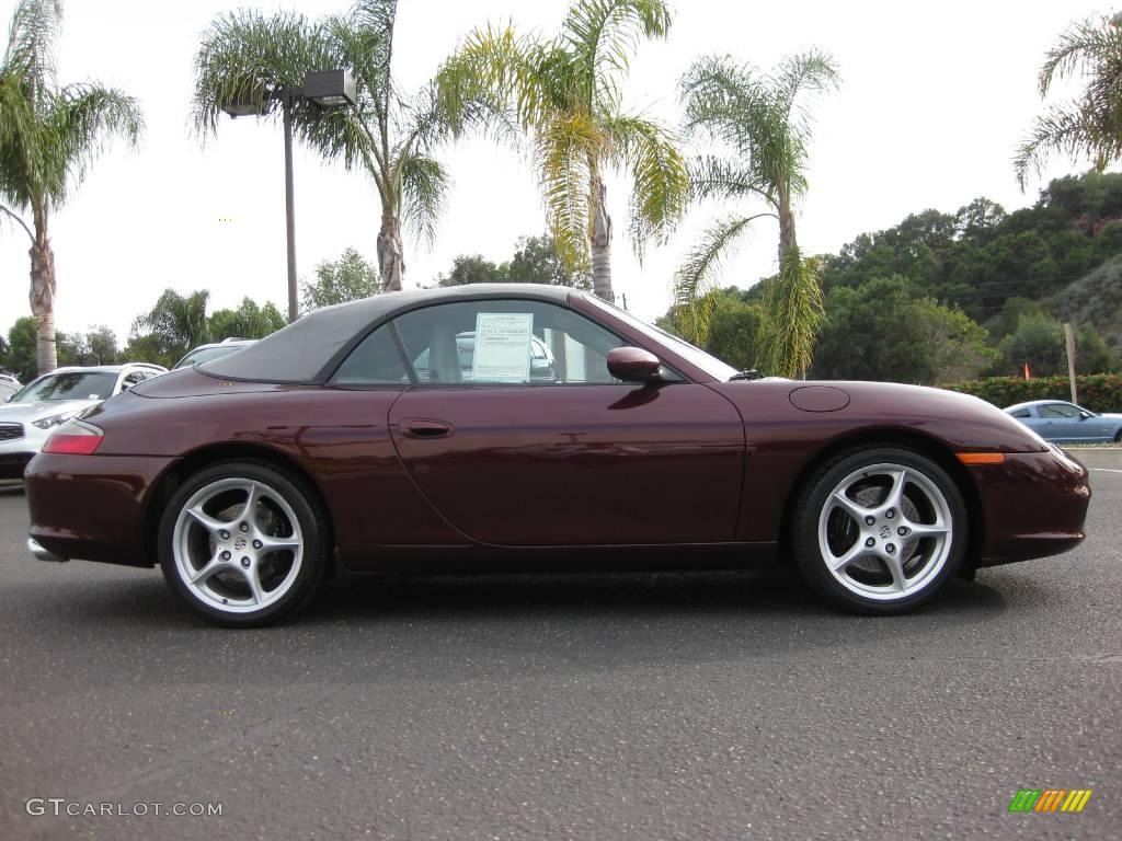 Carmon Red Metallic 2004 Porsche 911 Carrera Cabriolet Exterior Photo #7818886